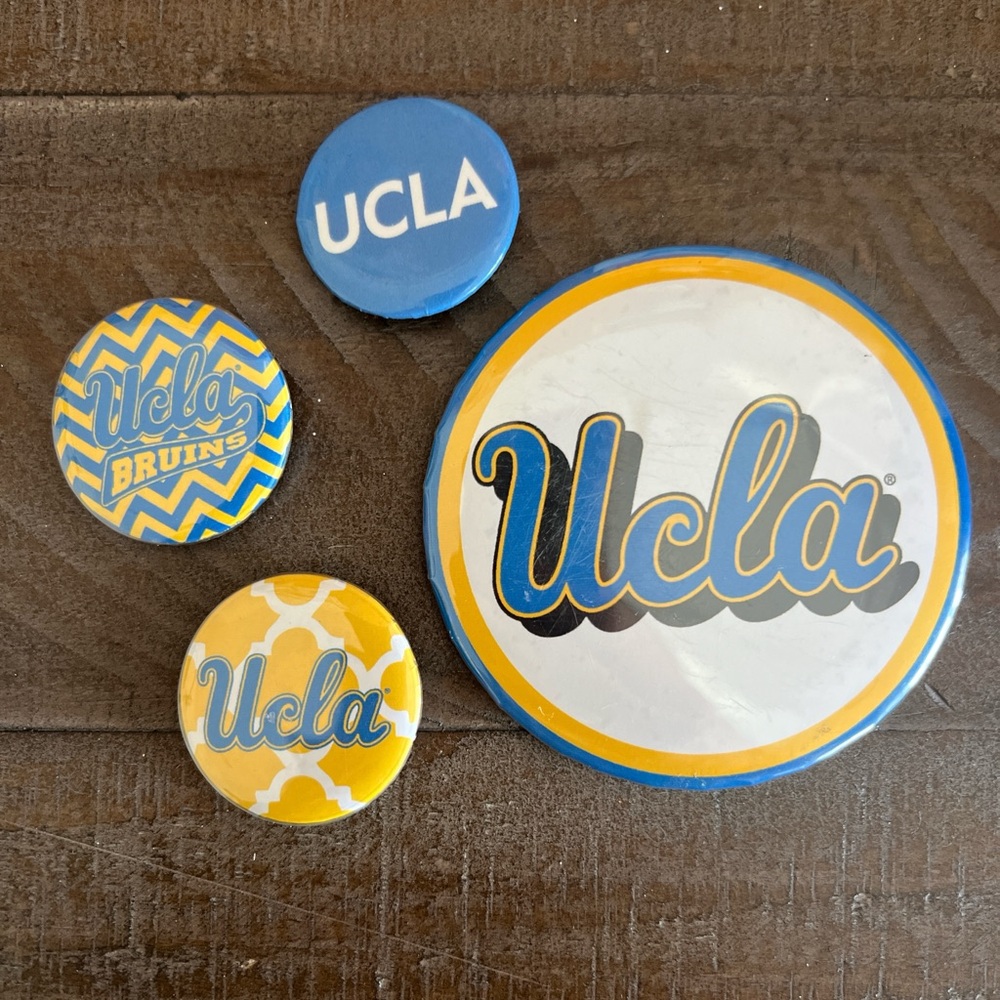UCLA Button Set in Blue and Yellow